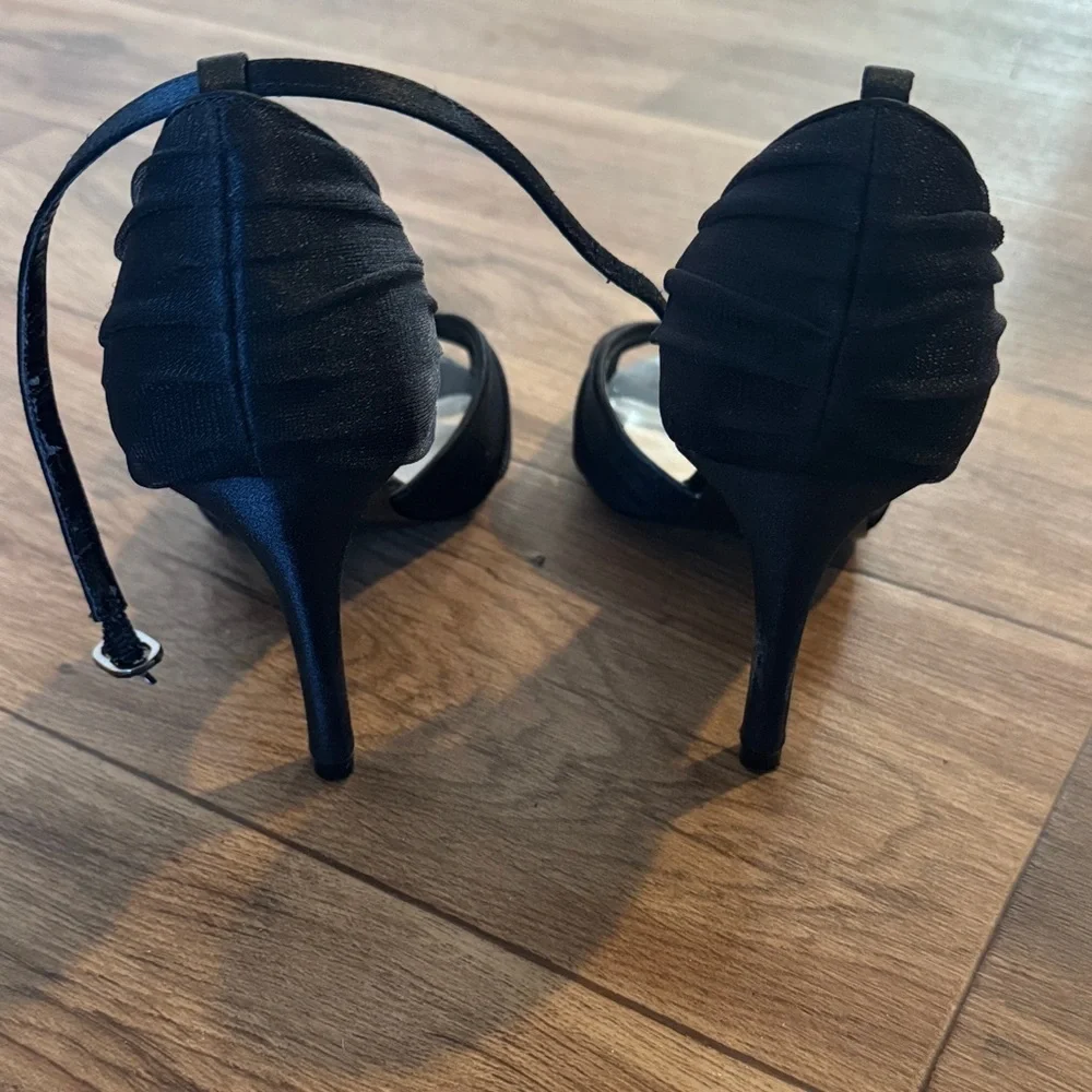 Disney Black Heels with Bow Accent